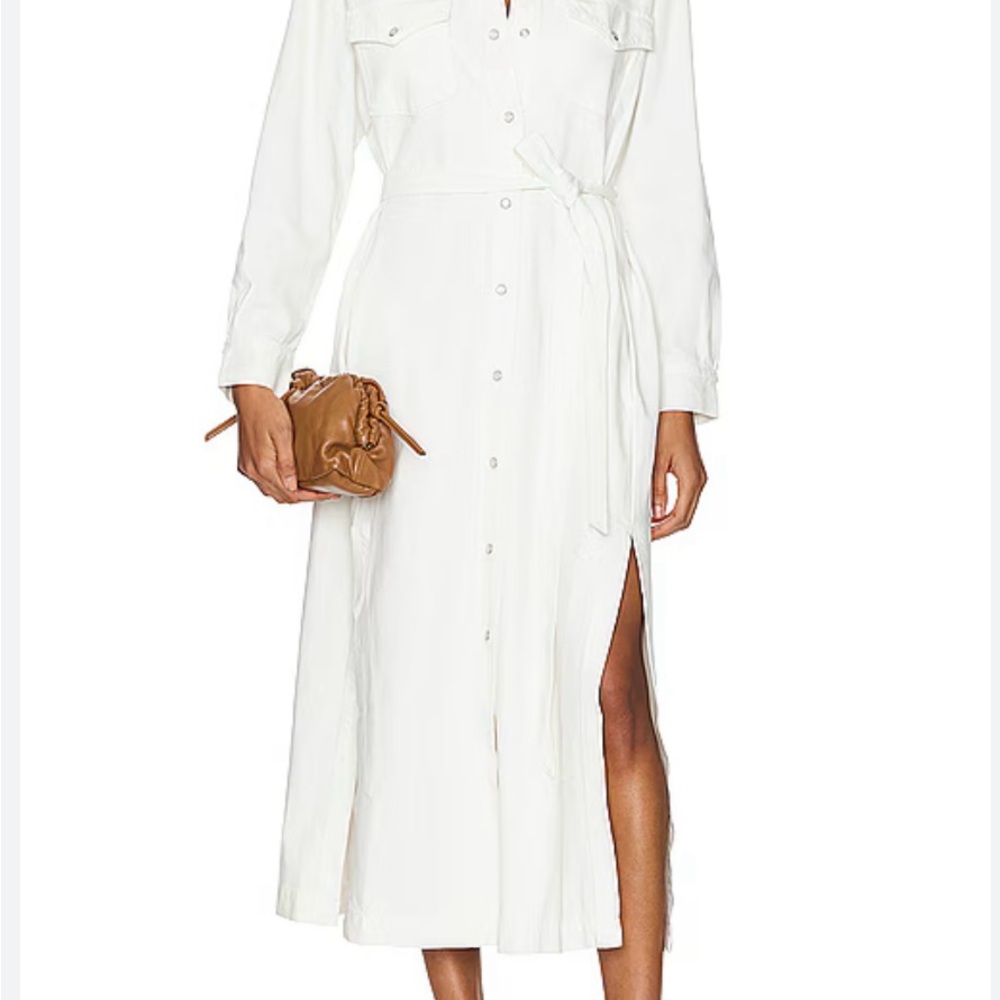 Citizens Of Humanity White Long-Sleeve Dress